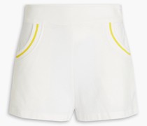 Shorts aus Baumwo-Piqué