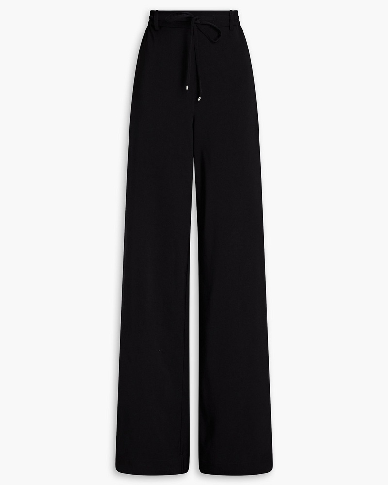 Zuhair Murad Damen Hose mit weitem Bein aus Stretch-Crêpe mit Druckknöpfen