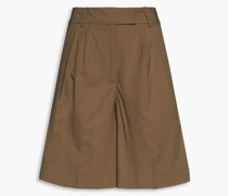 Kit Shorts aus Webstoff mit Falten