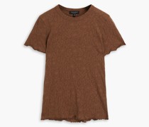 Gemma T-Shirt aus Jacquard aus einer Baumwollmischung