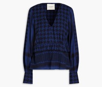 Evelyn Oberteil aus Bauwoll-Jacquard it Rüschen