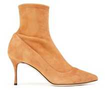 Ankle Boots aus Veloursleder