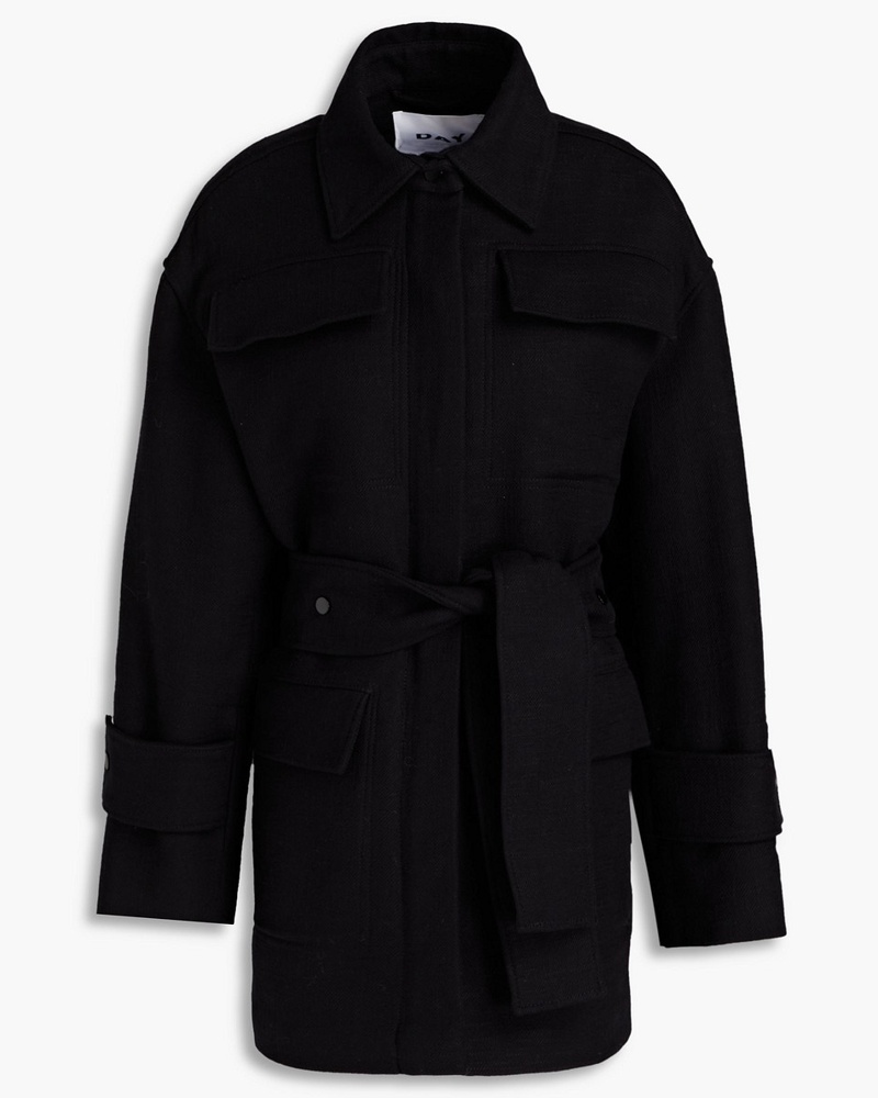 Day Birger et Mikkelsen Damen Morgan Jacke aus Baumwoll-Twill mit Flammgarneffekt