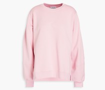 Sweatshirt aus Fleece aus einer Baumwollmischung