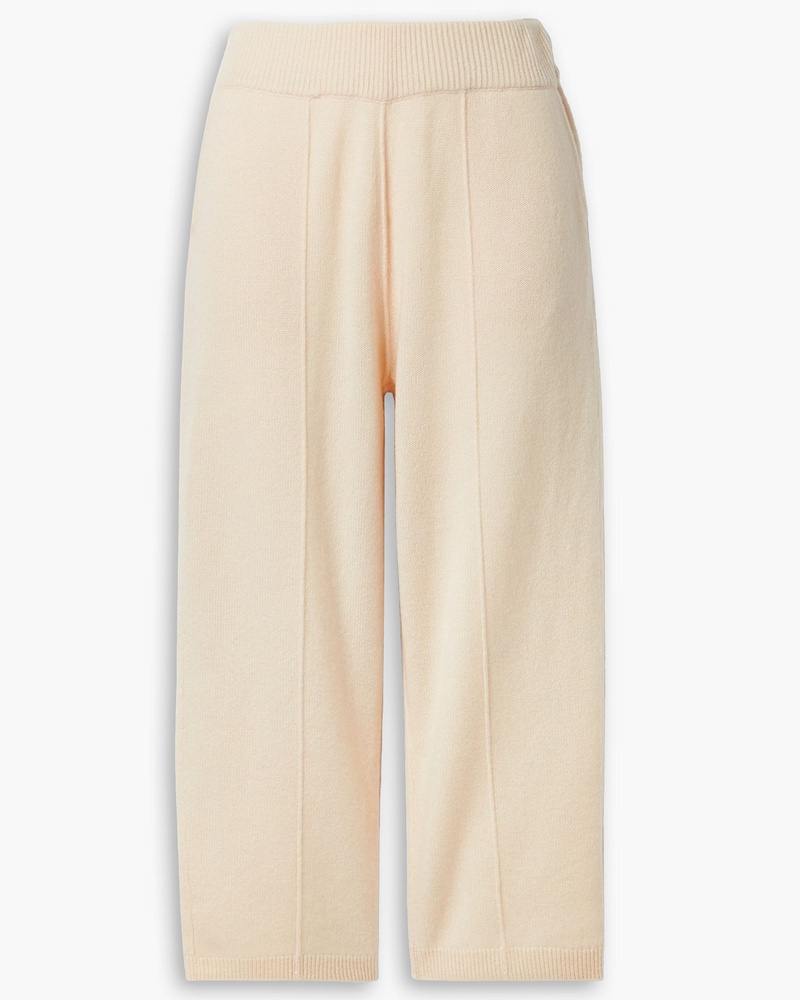 LoveShackFancy Damen Foxglove Cropped Track Pants aus Kaschmir