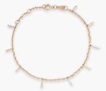 Armband aus 14 KT. Gold und Sterlingsilber