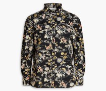 Fary Hemd aus Baumwollpopeline mit floralem Print