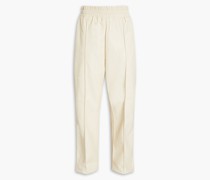 Jasmine Cropped Karottenhose aus veganem Leder