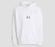 Hoodie aus Baumwollfrottee mit Print