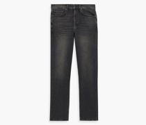 Fit 2 Jeans mit schmalem Bein aus Denim inausgewaschener Optik 29W-32L