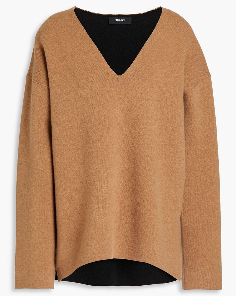 Theory Damen Karenia Pullover aus einer Wollmischung