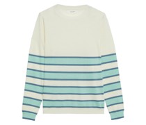 Kaschmirpullover mit Streifen