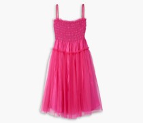 Curtis mehrlagiges Midikleid aus Tüll mit Raffung