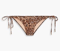 Florence tief sitzendes Bikini-Höschen mit Leopardenprint