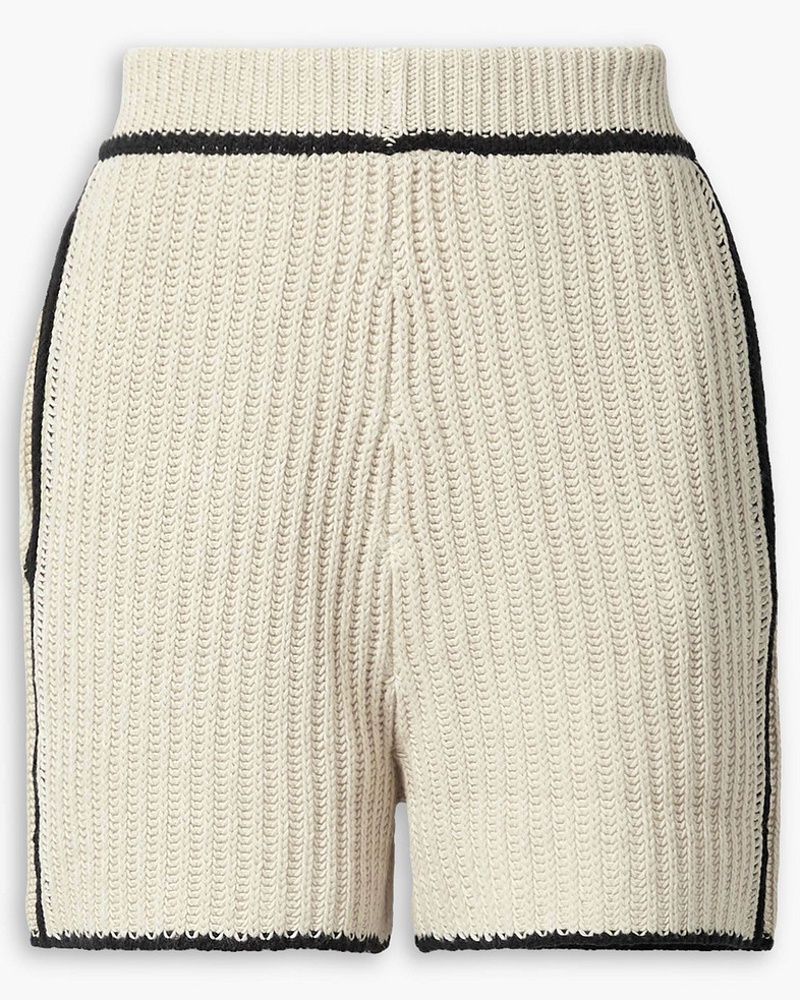 By Malene Birger Damen Catua Shorts aus Rippstrick M