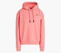 Hoodie aus Baumwollfrottee mit Print S
