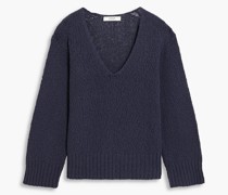Orian Häkelstrick-Pullover aus Baumwolle