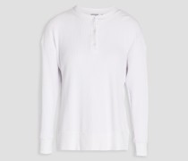 Obertei aus einer Stretch-Supima®-Baumwo-MicroModa®-Mischung inWaffestrick