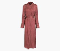 Connell Midikleid aus Seidensatin mit Print
