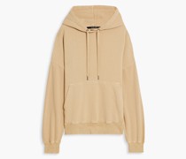 Hoodie aus Baumwollfrottee mit Stickereien S