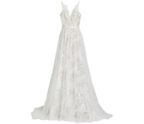 Ingrid Brautkleid aus Tüll und Point d'Esprit mit Verzierung