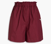 Camilia Shorts aus Bio-Baumwollpopeline mit Applikationen