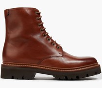 Stiefel aus brüniertem Leder