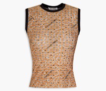 Tanktop au tretch-Jerey mit Print