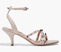 Sandalen aus Leder mit Nieten und Stachelnieten