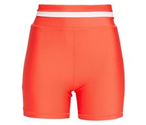 Shorts aus Stretch-Material mit Streifen