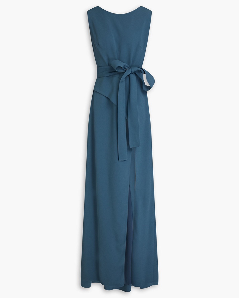 Elie Saab Damen Robe aus Cady mit Wickeleffekt