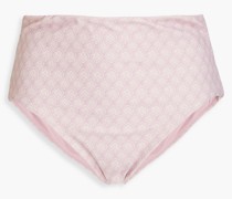 Laramie Ava hoch sitzendes Bikini-Höschen mit Print