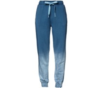 Alena Track Pants aus Baumwollfrottee mit Farbverlauf