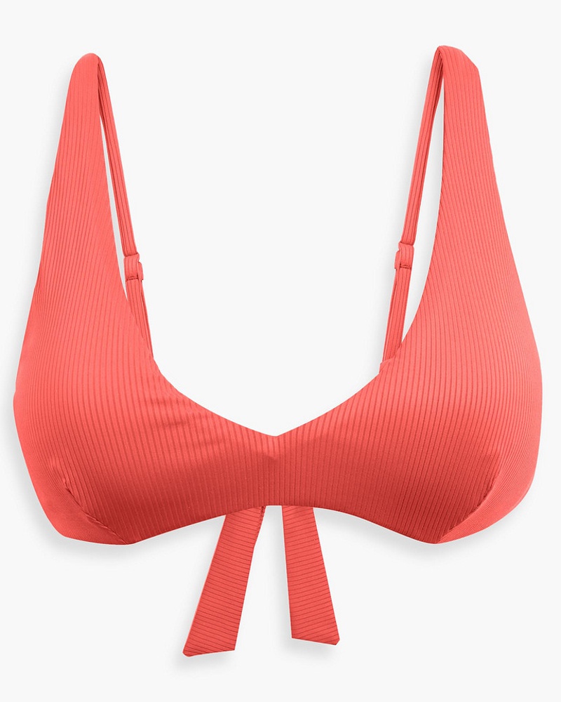 Onia Damen Jerry geripptes Triangel-Bikini-Oberteil