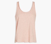 Sienna meliertes Tanktop aus Jersey aus einer Baumwoll-Modalmischung
