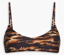 Vienna Bikini-Oberteil mit Tigerprint