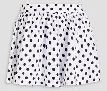 Teagen Shorts aus einer Baumwollmischung mit Polka-Dots und Raffung M