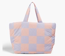 Tate karierte Tote Bag aus Shell