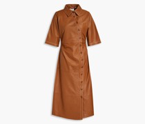NiranGZ Hemdkleid inMidilänge aus Leder