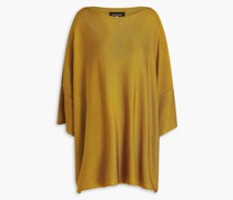 Oversized-Pullover aus Seide
