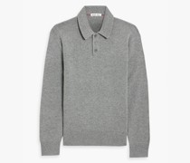 Dockside Pullover aus einer Merinowoll-Baumwollmischung mit Polokragen M