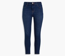 Hoch sitzende Cropped Skinny Jeans 23