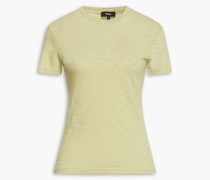 T-Shirt aus Baumwoll-Jersey mit Flammgarneffekt