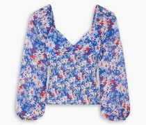 Bridgette Bluse aus Georgette mit floralem Print