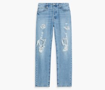 Jeans aus Denim inDistressed-Optik 28
