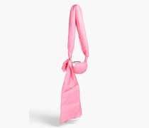 Schultertasche aus Shell mit Drapierung
