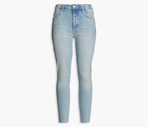 The Stunner hoch sitzende Skinny Jeans inausgewaschener Optik 31