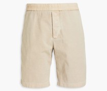 Shorts aus Canvas aus Stretch-Baumwolle