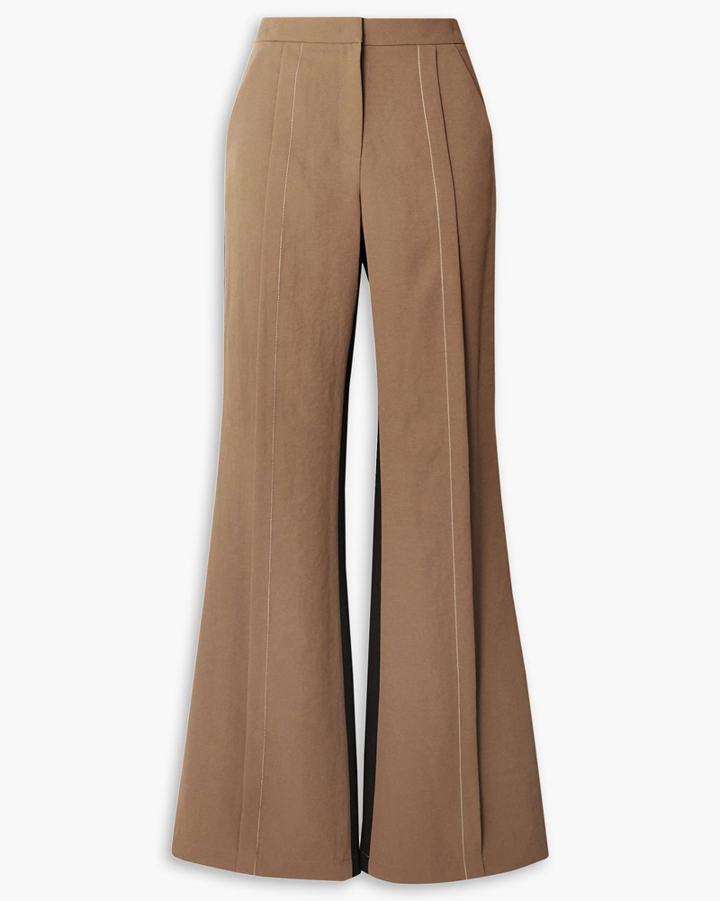 Andersson Bell Damen Saatchi zweifarbige Schlaghose aus Twill