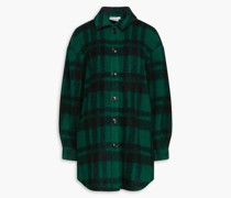 Rina karierte Jacke aus gebürstetem Flanell